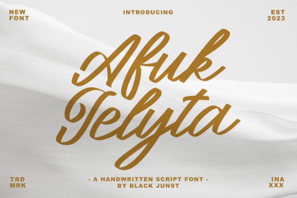 Afuk Jelyta: The Handwritten Font That Elevates Small Brands