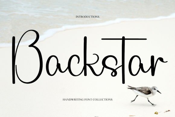 Backstar Font: A Handwritten Typeface for Polished Branding