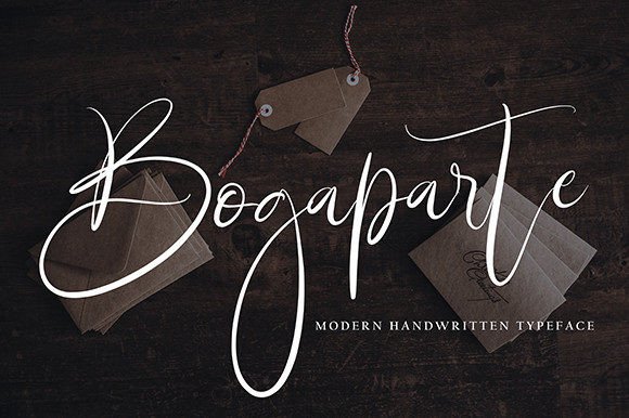 Bogaparte Font: Elevating Small Business Branding with Elegance