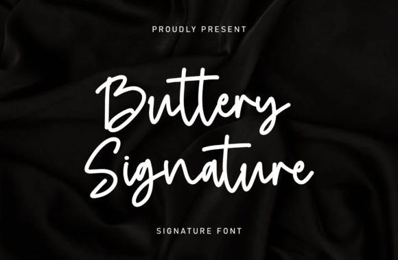 Buttery Signature Font