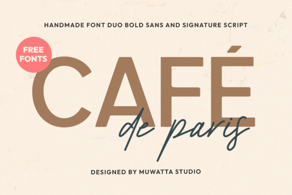 Cafe De Paris Font for Creative Marketing