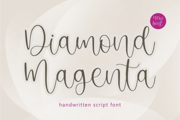 Diamond Magenta Font Review: A Dainty Script for Elegant Brands