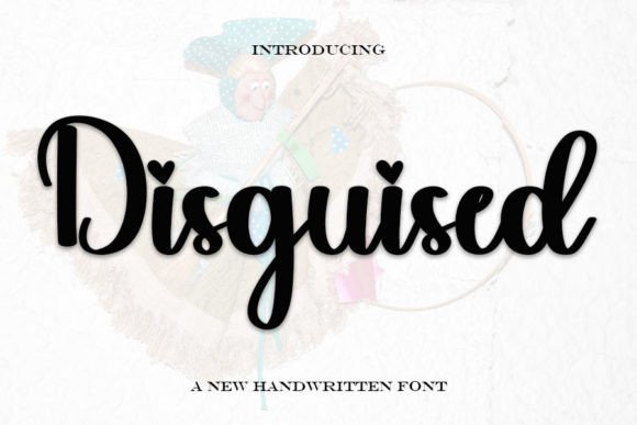 Disguised Font: A Handwritten Typeface for Editorial Design