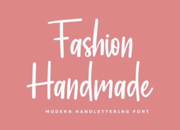 Fashion Handmade: A Timeless Script Font for Editorial Design