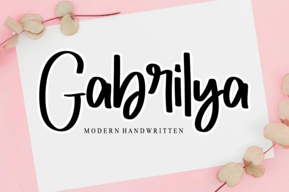 Gabrilya: The Handwritten Font That Elevates Campaigns