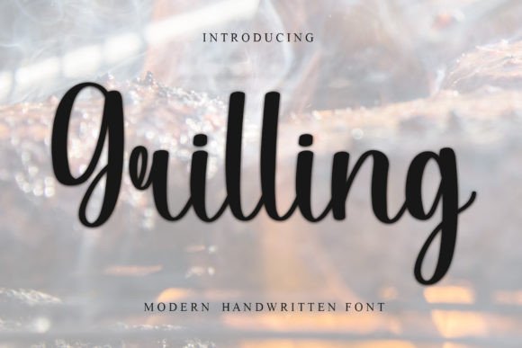 Grilling Font: The Handwritten Typeface for Scroll-Stopping Brands