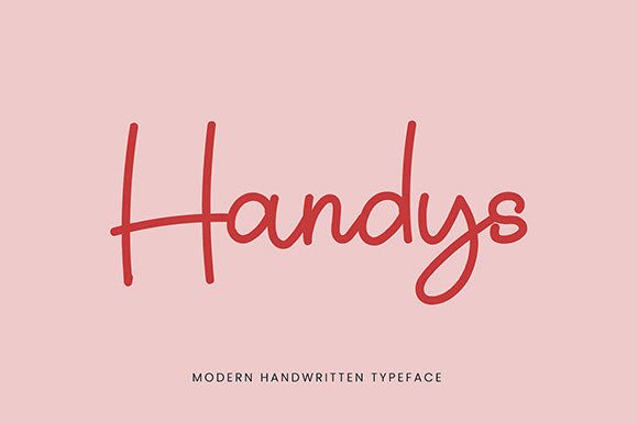 Handys Font Review