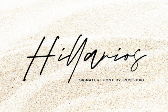 Hillarios: The Script Font That Elevates Your Campaigns