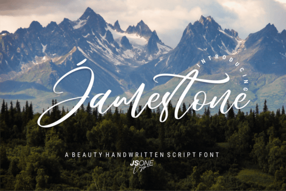 Jamestone: A Refined Script Font for Editorial Design