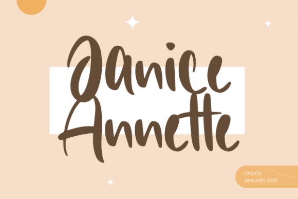Janice Annette: A Handwritten Typeface for Modern Web Design