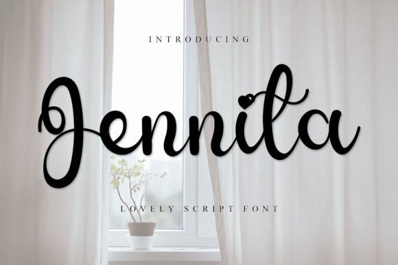 Jennita: A Fresh Script Font for Modern Editorial Design