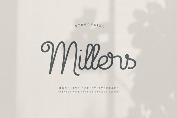 Millers Font Review: Elevating Web Design with Elegant Script