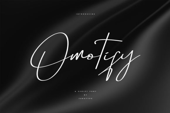 Omotify: A Handwritten Typeface for Elegant Editorial Design