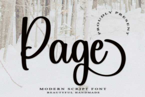 Page: A Handwritten Typeface for Editorial Elegance