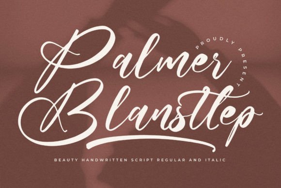 Palmer Blansttep: A Script Font for Elegant Branding