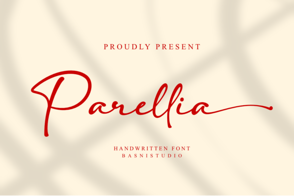 Parellia: A Luxurious Script Font for Editorial Design