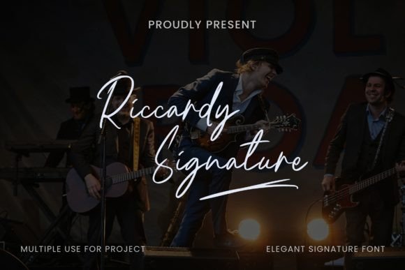 Riccardy Signature Font Review for Web Designers