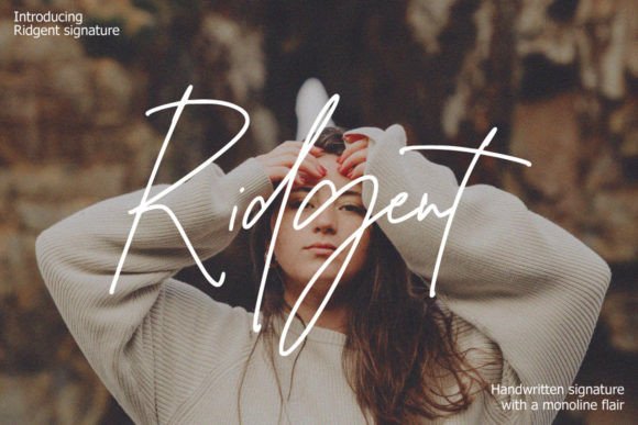 Ridgent Font: Elevate Your Handmade Brand with Elegant Script