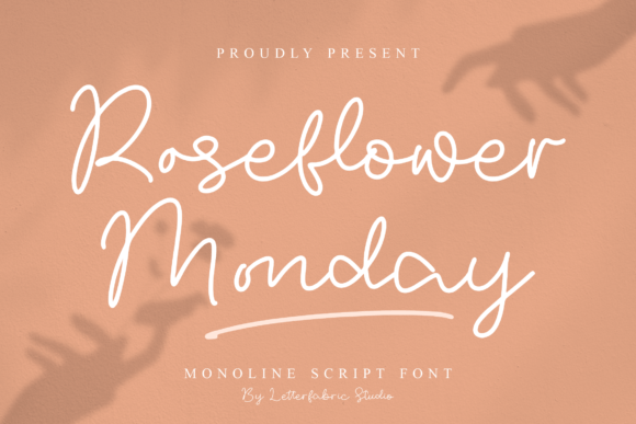 Roseflower Monday: A Flowing Script for Creative Projects