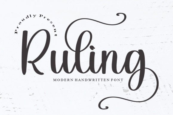 Ruling: A Timeless Handwritten Font