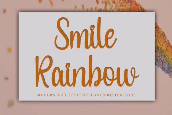 Smile Rainbow: A Font That Smiles Back