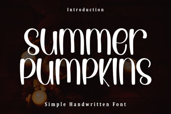 Summer Pumpkins Font Review