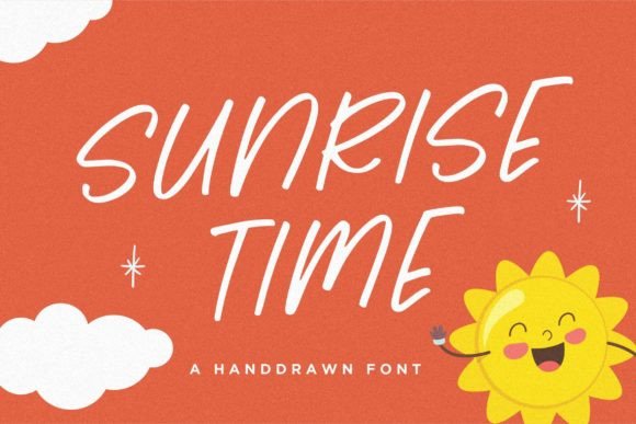 Sunrise Time Font for Web Design