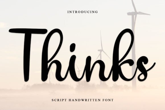 Thinks: A Handwritten Typeface for Editorial Calm