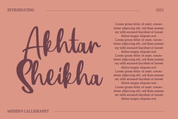 Upgrade Your Brand with the Akhtar Sheikha Typeface
