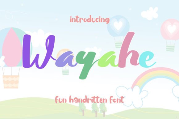 Wayahe: A Sweet Script Font for Editorial Design